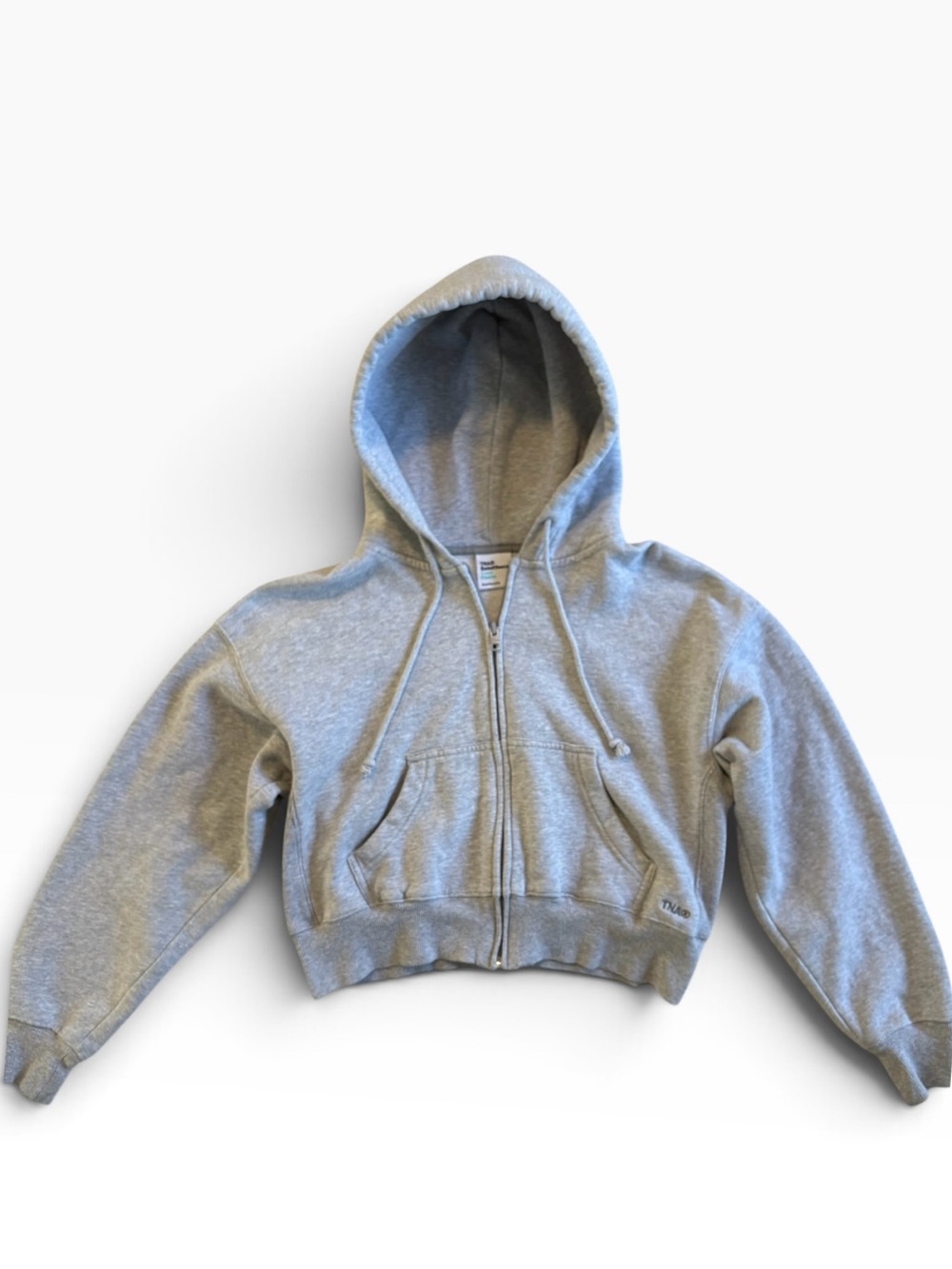 TNA Boyfriend Cropped Zip Hoodie